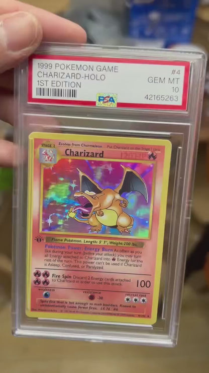 ポケモンカード~リザードン 1999年 初版デザイン コレクションカード ケース付き