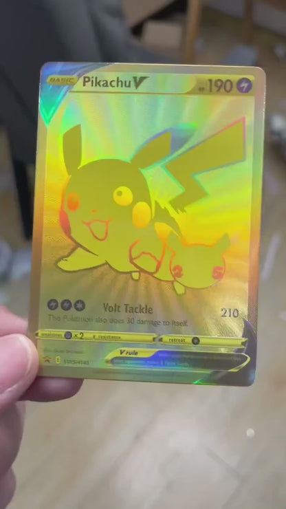 ポケモンカード~ピカチュウV 25周年記念 ゴールドカード SWSH145 コレクションカード