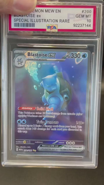 ポケモンカード~カメックスex SAR 200/165 PSA10 コレクションカード