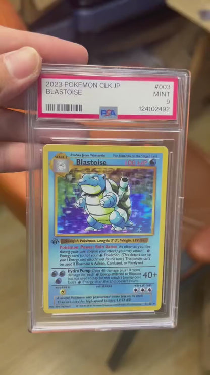 ポケモンカード~カメックス ホロ コレクションカード PSA9仕様