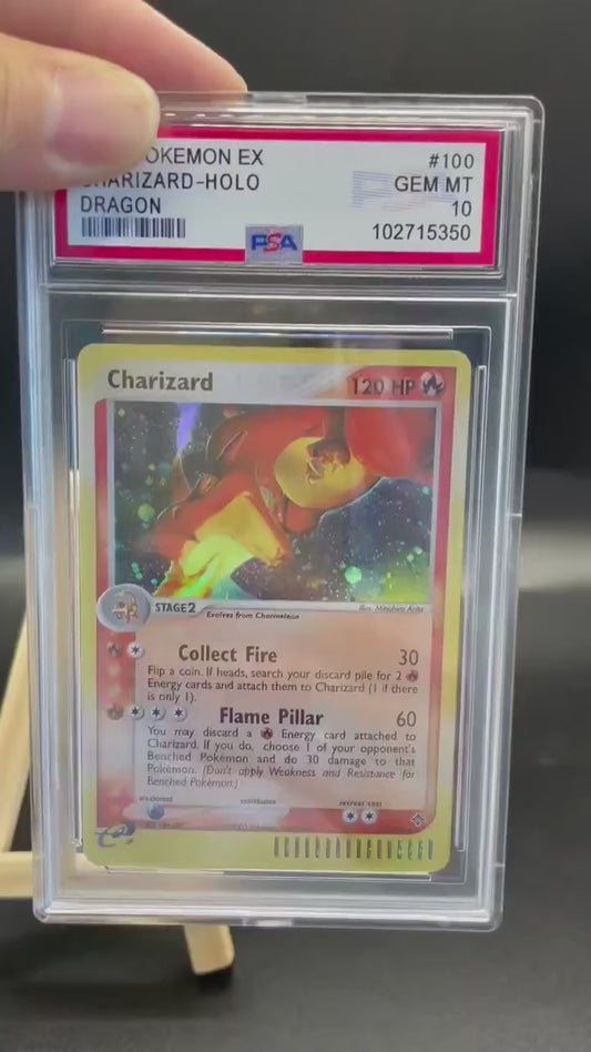 ポケモンカード~リザードン EX Dragon 100 PSA10 コレクションカード