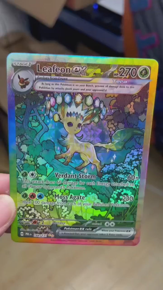 ポケモンカード~リーフィアex SAR コレクションカード テラスタル仕様